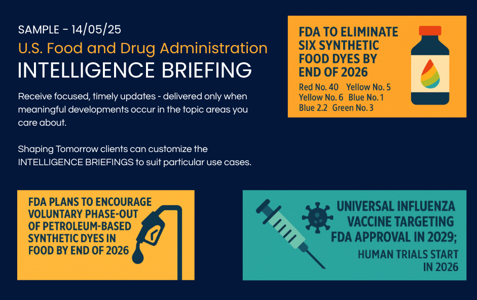 US - FDA Intelligence Briefing